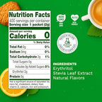 Truvias Natural Stevia Sweetener Packets – 400 Count – Zero Calorie Sugar Substitute, Plant-Based Sweetener, Keto Friendly, Original Flavor, Ideal for Coffee, Tea & Baking