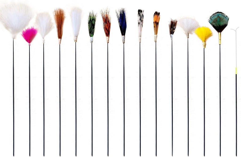 15pcs Ear Pick - Carbon Handle Ear Wax Removal with Goose Feather, Ear Cleaning Kit, Earwax Removal Tools, Ear Scraper, Gentle Ear Curette for Home & Salon Use