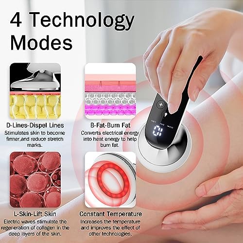 Cellulite Massager, Body Sculpting Tool, Cordless Handheld Body Cellulite Remove for Belly, Waist, Legs, Butt, Arms, Body Massager - Gifts for Women Mum