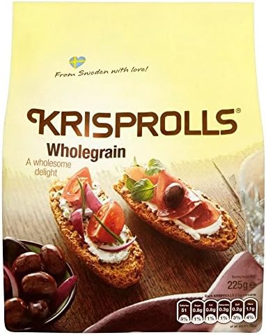 Pagen Wholegrain Krisprolls (225g) - Pack of 6