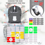 6 Point Universal Full Body Patient Lift Sling,Breathable Mesh & Commode Opening,Fit for Hoists Safe Weight Capacity of 500 lbs