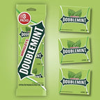 WRIGLEY'S Doublemint Chewing Gum Bulk Pack, 15 Stick Count (Pack of 3) - Gum Packs
