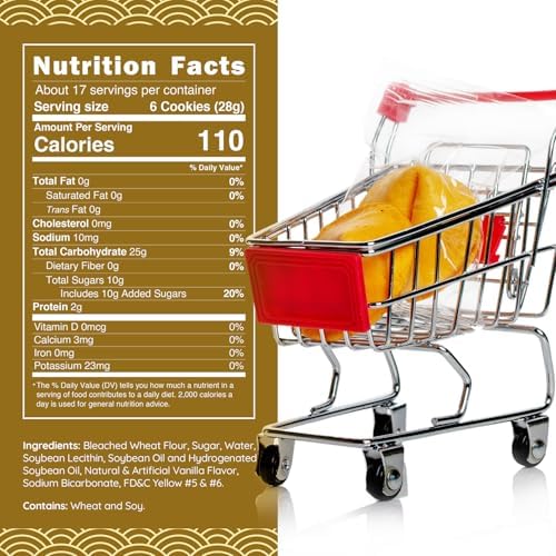 Snackathon Fortune Cookies, Individually Wrapped, Bulk Pack, Premium USA Made (100 Count, Vanilla)