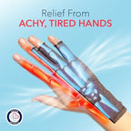 Doctor Developed Compression Gloves for Women and Men, Open-Finger Arthritis Gloves, Typing Gloves, Arthritis & Carpal Tunnel