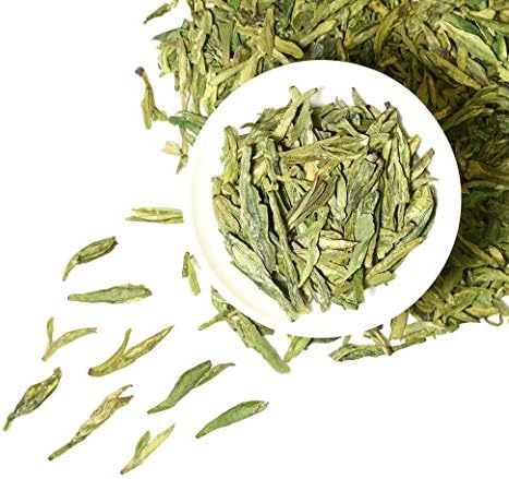 GOARTEA Bai Cha Long Jing Green Tea - 50g / 1.76oz Supreme Grade - Spring Anji Baicha Longjing - White Dragon Well Chinese Green Tea Loose Leaf