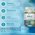 NAC Supplement N-Acetyl Cysteine | High Absorption NAC 1200mg Softgels for Liver & Kidney Detox, Immune Support & Antioxidants | Vegan Capsules | 2 Month Supply | Non-GMO | Gluten Free | 120 Count