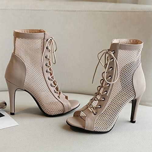 Scaoruki Women Classic Gladiator Sandals Summer Booties Breathable Mesh Sandals