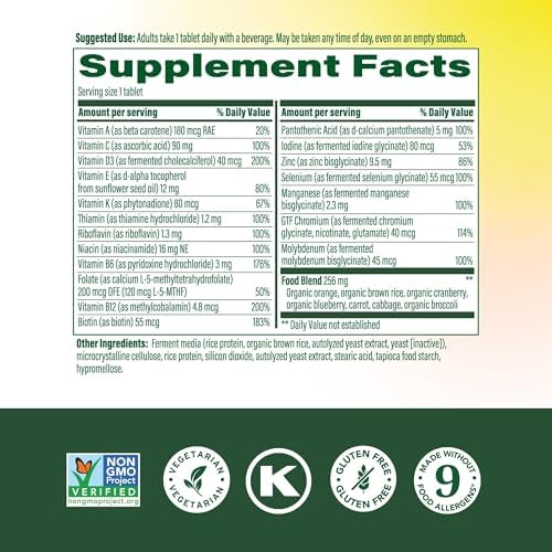 MegaFood Multivitamin for Women 55+ One Daily Womens Multivitamin with Vitamin D3, C, Zinc & Bioavailable Vitamin B12 & Folate - Healthy Aging, Brain & Bone Health, Vegetarian, 90 Tablets