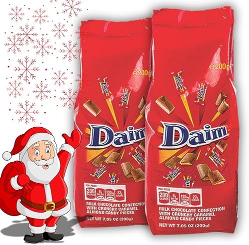 Daim Chocolate Bags - 200g Individual wrapped Daim Chocolates, 2 Pack