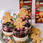 Walker’s Festive Shortbread Gingerbread Men - 4.4 oz Shortbread Cookie Box - Includes All-Butter Gingerbread Man Cookies (Pack of 2)