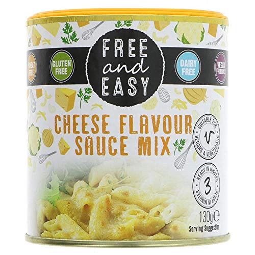 Free & Easy Cheese Flavour Sauce Mix 130g (Pack of 6)