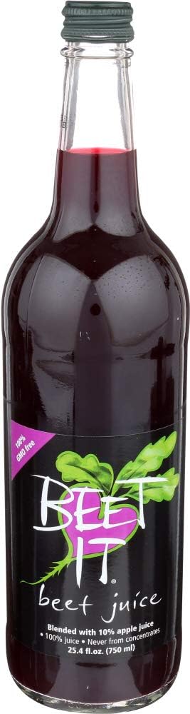 BEET IT - Organic Beet Juice 25.4 fl.oz- Non GMO 100 % Natural Organic juice- Picked & Pressed, Gluten Free, No Added Sugar, Not from Concentrate