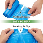 85 Pcs Small Trash Can Bags - MAQIHAN 2.6 Gallon Small Plastic Garbage Bags Trash Can Liner Garbage Bag for Bathroom Bedroom Kitchen Living Room College Dorm Office Home Essentials (Black,Red,Blue)