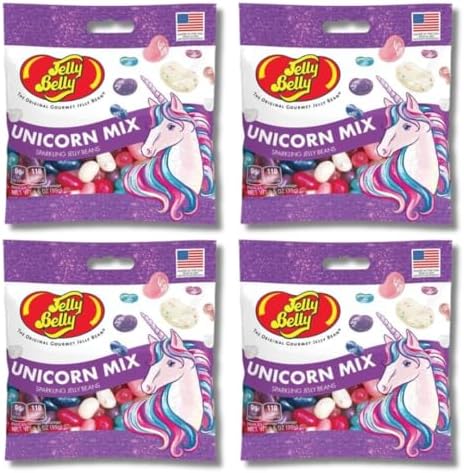 Jelly Belly Jelly Beans, 4 Pack - Share Size (Sparkling Unicorn Mix)