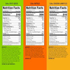 WILDE Protein Chips Variety Pack, High Protein Snacks for Adults, Keto Chips, Gluten Free, Low Carb Snack Box Made with Real Ingredients 1.34oz Bags, Pack of 12