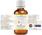 Greenwood Essential Pure Pomegranate Oil (Punica granatum) Cold Pressed (Pack of Three) 100ml X 3 (10 oz)