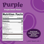 Nutricost Purple Plant Based Food Coloring From Purple Sweet Potato Powder (75 Servings) - Nutricolor Color Alternative For Food & Beverages