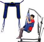 Toileting Sling, Patient Lift for Home Use Transfer Belt Medical Commode Full Body Sling -Compatible with Hoyer, Invacare, McKesson, Drive, Lumex, Medline, Joerns