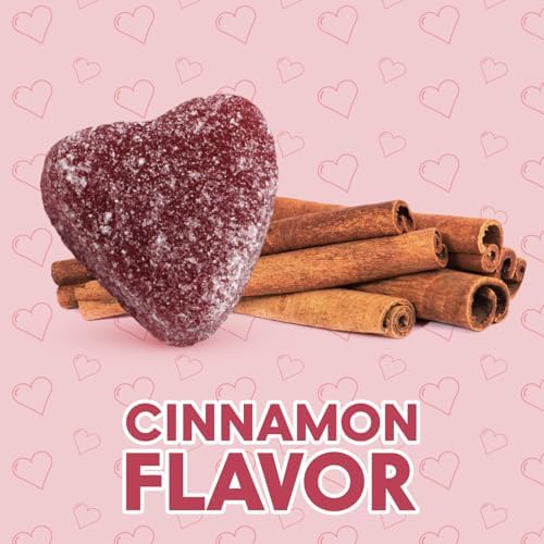 Valentine Gummy Cinnamon Jelly Hearts Candy, 5lb Pack of Valentine's Day Candy Bulk, Ideal Valentine’s Day Gummy Candy for Parties, Classroom Exchanges and Gift Bags, Perfect for Sharing with Loved Ones
