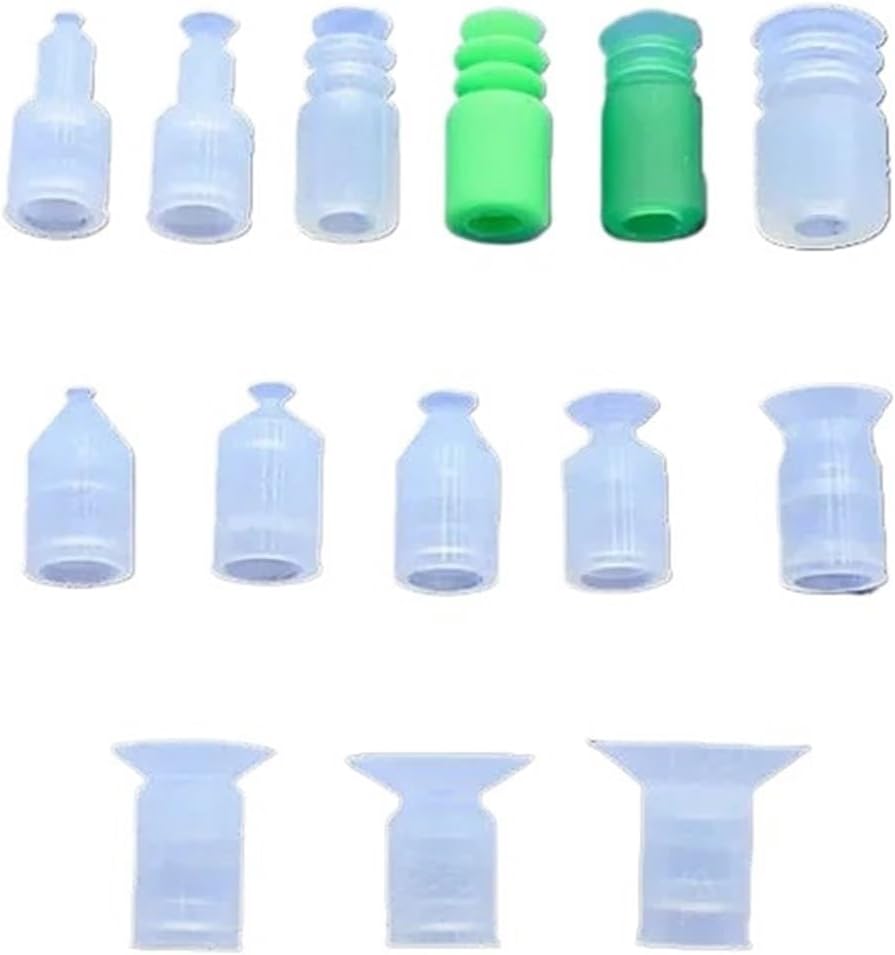 10PCS BT Vacuum Suction Cup Mini ZP Sucker Silicone Suction Nozzle Injection Molding Machine Pneumatic Manipulator Accessory(BT-5S Green)