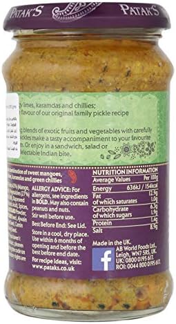 Pataks - Hot Mixed Pickle - 283g
