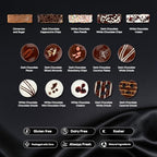 Gluten Free Palace Assorted Biscotti, Cookies & Pretzels Gift Box Premium Gluten Free Easter Cookies Gift Basket Elegant Chocolate Easter Treat Basket for Men, Women, Friends, & Family (15 Flavors)