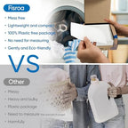 Fragrance Free Laundry Detergent Sheets Travel Eco-friendly 300 Loads Fisroa Clothes Washing Detergent Sheets Plastic-Free Washer Strips, Unscented Liquidless Laundry Strips Tablet