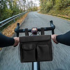 Electric Scooter Basket - Convenient Mobility Scooter Bag With 14-In Laptop Pocket and Cup Holders, Easy Installation for Bike, Mobility Scooter Accessories for Adults
