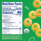 Earth's Best Organic Melty Hoops, Bite-Sized Snacks for Babies 8 Months and Up, Spring Veggie, 0.32 Ounce Individual Bags (Pack of 4)