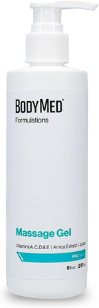 BodyMed Formulations Massage Gel, 8 oz. – Fragrance-Free, All-Natural Gel for Massage Therapy – Leaping Bunny Certified – with Arnica Extract & Jojoba – Non-Staining, & Paraben Free