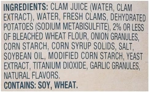 Snow's Condensed New England Clam Chowder, 15 oz Can - 4g Protein per Serving - Authentic New England Style Recipe