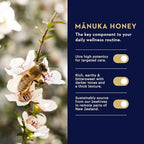 Manuka Health Manuka Honey Cough Drops – 58 Natural Lemon Flavored Throat Lozenges Infused with Raw Manuka Honey and Vitamin C for Immune Support