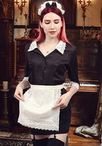 C-ZOFEK Women's US Size Moi Cosplay French Maid Costume Outfit for Halloween Christmas