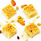 Ghasitaram Gifts Indian Sweets - Kaju Butterscotch Squares 200 GMS