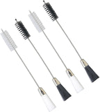 DGBRSM 4PCS Double Ended Sewing Machine Cleaning Brush Dust Removal Cleaning Tool for Home,Automobile,Computer Black/White