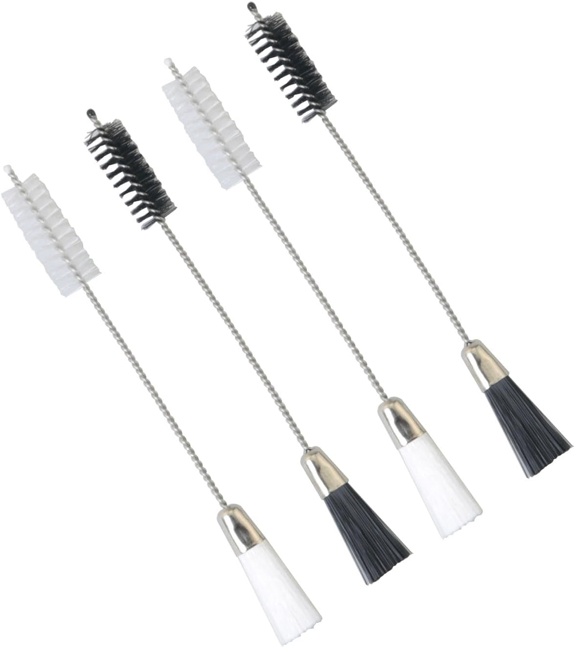 DGBRSM 4PCS Double Ended Sewing Machine Cleaning Brush Dust Removal Cleaning Tool for Home,Automobile,Computer Black/White