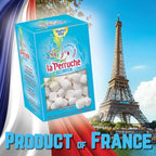 La Perruche Pure Cane White Sugar Cubes (250g/8.8oz box) | Ideal Sugar Cubes for Teas | Pack of 4