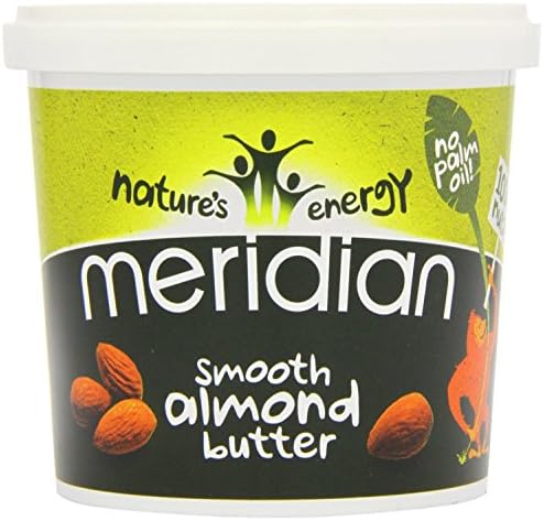 MERIDIAN FOODS - No GM Soya us Almond Butter Smooth 100% Nuts 170g (2 Pack)