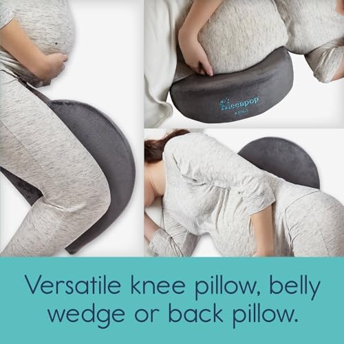 Hiccapop Pregnancy Pillow Wedge for Belly Support | Maternity Wedge Pillow | Belly Wedge Pillow | Pregnancy Wedge Pillows Support Body, Legs, Back, Knees