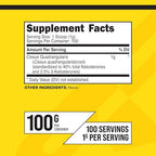 PrimaForce Cissus Quadrangularis Extract, Unflavored Powder, 100 Grams