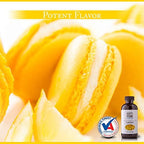 Happy Home Flavoring Natural Lemon Baking Flavor Emulsion - Certified Kosher, 4 oz.