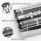 83M Replacement Head Compatible With Braun Series 8, 83M Wet and Dry Replacement Foil and Cutter for Braun Electric Shaver S8, 8370cc, 8340s, 8350s, 8467
