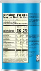 Pringles Potato Crisps Chips, Lunch Snacks, On-The-Go Snacks, Grab n' Go, Salt and Vinegar (12 Cans)