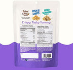 Calamari Chips Made with Real Squid [3 PACK] – 오징어 스낵 – Crunchy + Crispy Healthy Snacks, Low Calorie Finger Food, Asian Snack ON THE GO by [FRIED SEA] <180 calories> Made in Korea