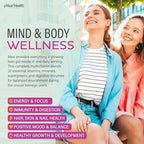 Teen Vitamins for Girls 12-17 - Teen Multivitamin Supreme with D3, Iron, Calcium, Biotin, Digestive Enzymes – Teenager Girl Multi Vitamins for Energy, Immune & Mood Support – 60 Count