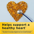 Nature Made Fish Oil Omega 3 Supplements, 1000 mg Softgels, Omega 3 Fish Oil for Healthy Heart Support, 45 Day Supply, 90 Softgels (Pack of 2)
