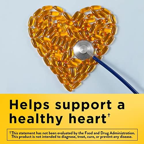 Nature Made Fish Oil Omega 3 Supplements, 1000 mg Softgels, Omega 3 Fish Oil for Healthy Heart Support, 45 Day Supply, 90 Softgels (Pack of 2)