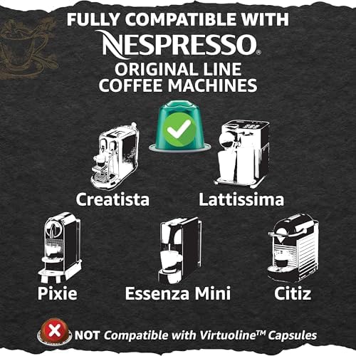 Cellini Caffè Decaffeinato Aluminum Nespresso Pods, 30 Count, Medium Roast Coffee Capsules, 100% Nespresso Original Machine Compatible