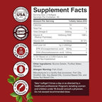 Icelandic Wild Caught Cod Liver Oil Softgels - Fish Omega 3, EPA, DHA, Vitamin D & A, 1000mg Per Serving - Burpless Capsules for Healthy Heart, Healthy Joints, Brain & Immune Support - 60 Count