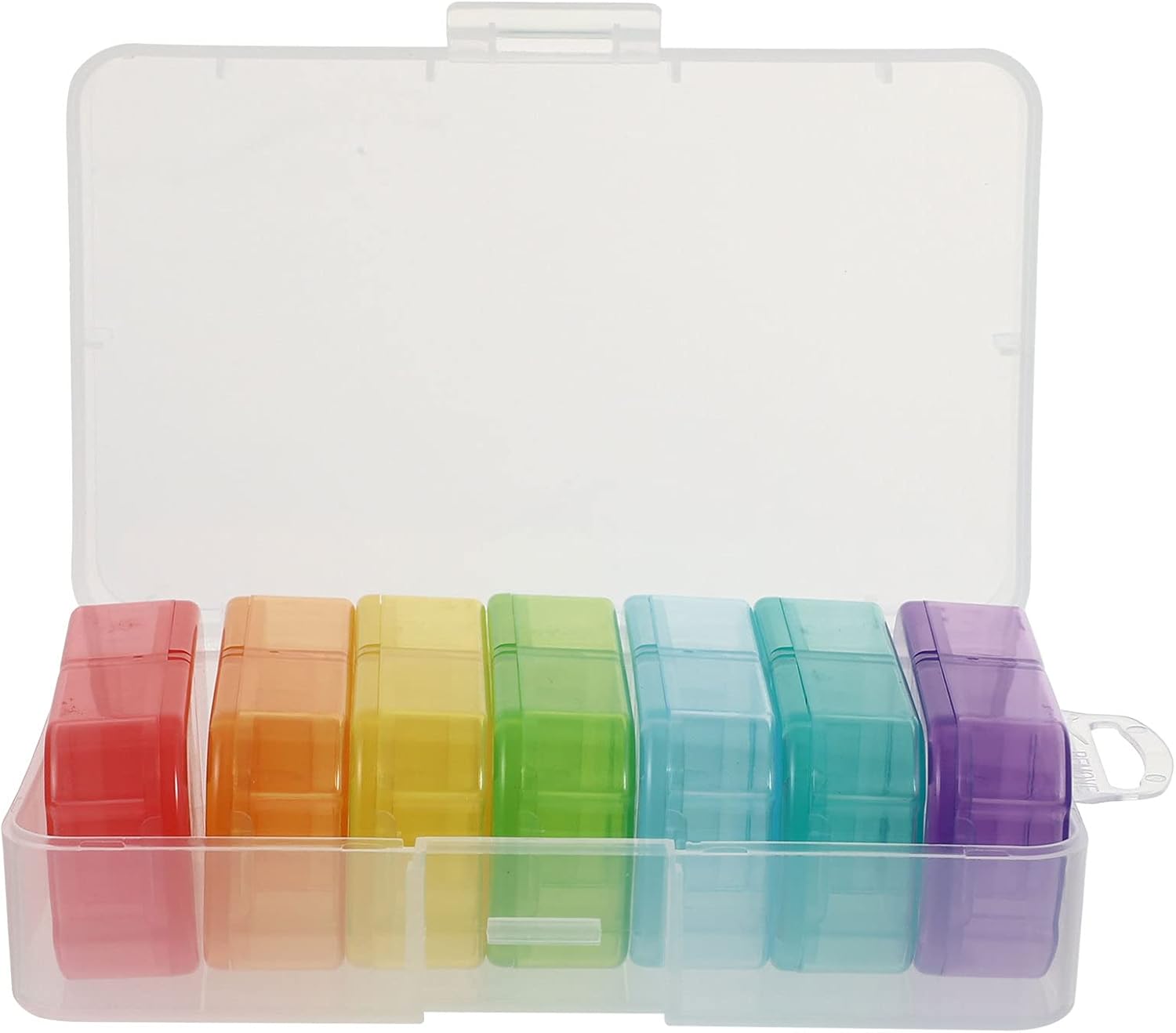 1pc Portable Pill Organizer for Daily Medication Storage Compact Travel Case for Easy Carrying and Organization